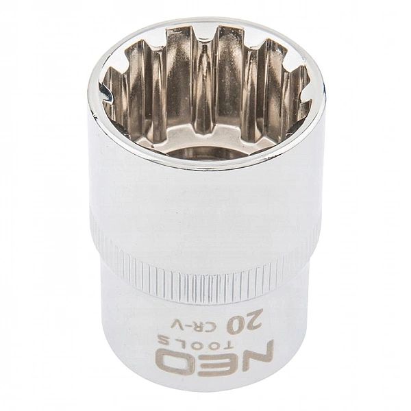 Nasadka Spline 1/2' 20 Mm (crv) 08-592 Neo Tools #