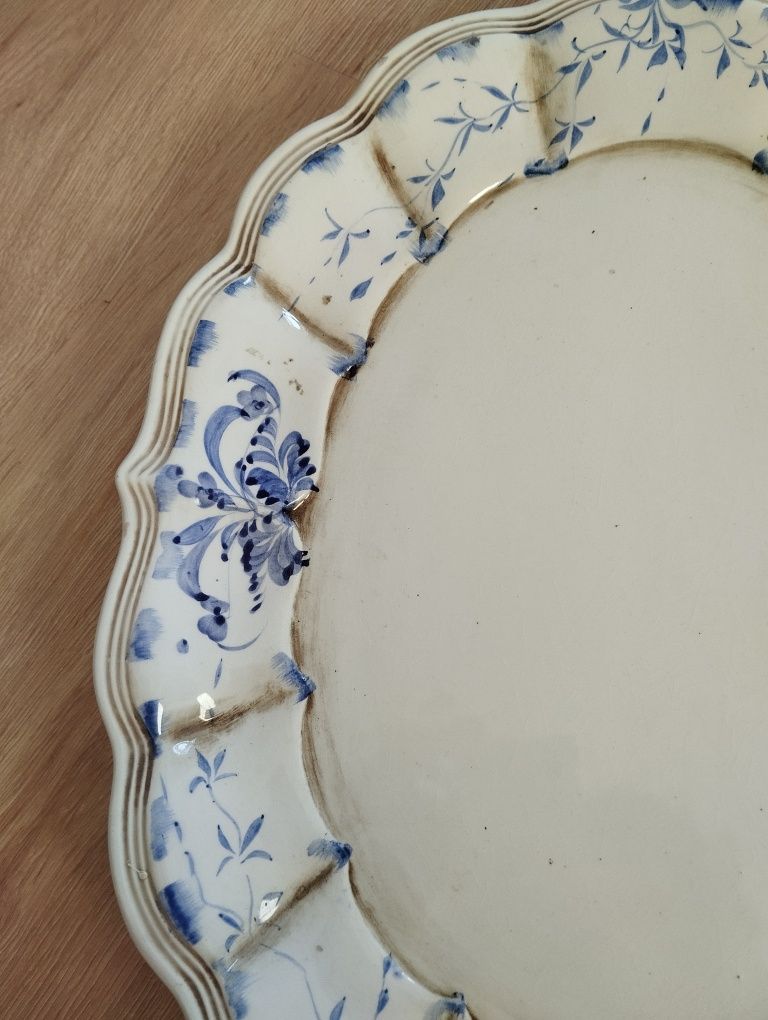 Prato porcelana pintado à mão