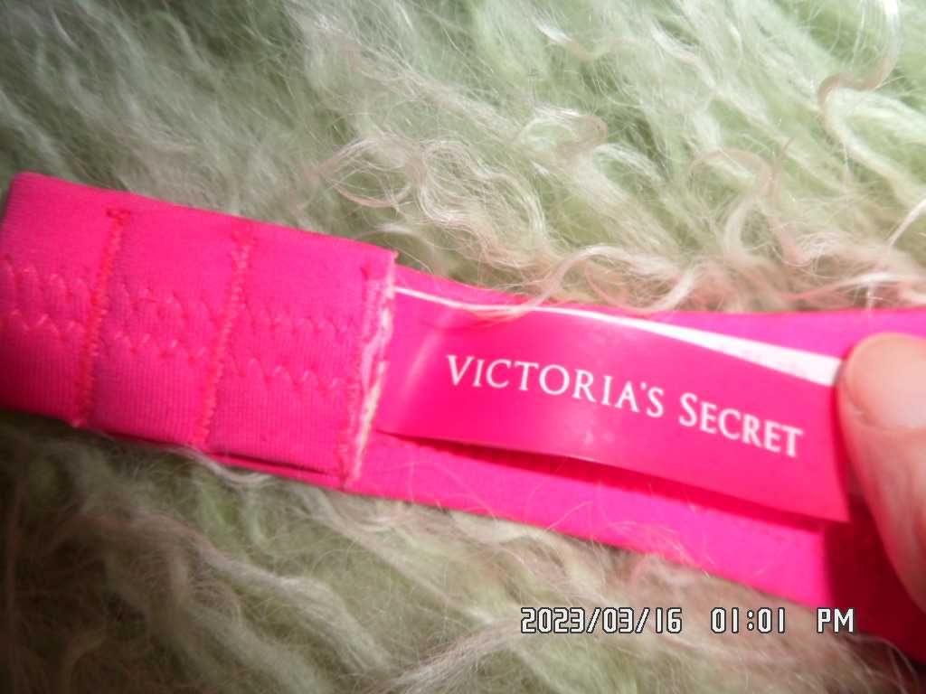 Victoria's Secret Топ Бандо Бра Пляжный топ  Фуксия 32 B