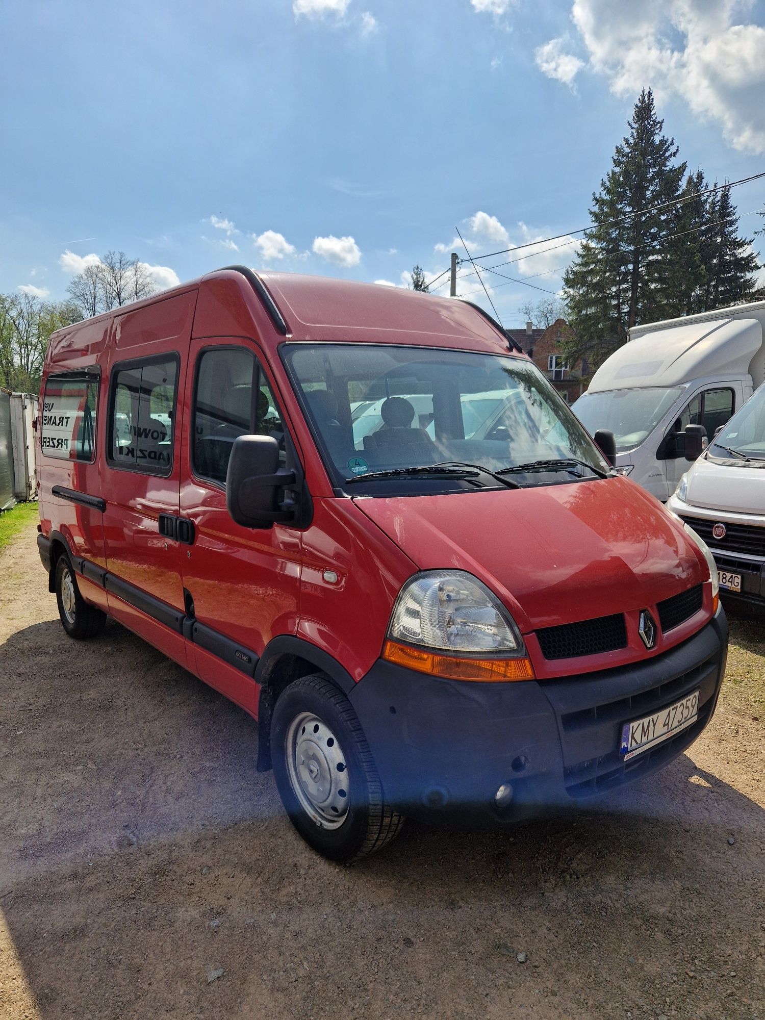 Renault Master brygadówka doka osobowy 9 brygadowy osób osp max 6 os