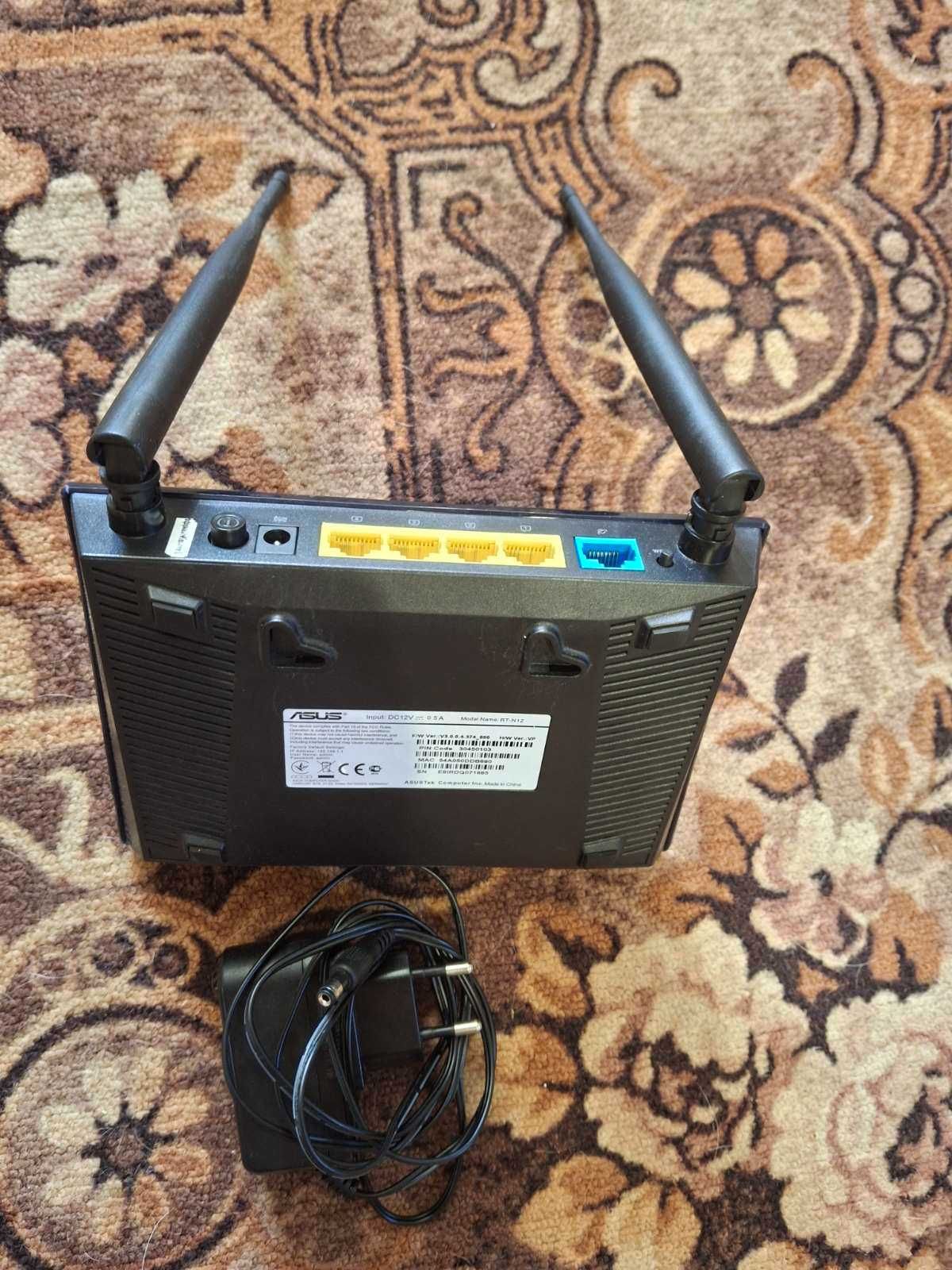 Wi-fi роутер Asus RT-12N 3 в 1, модем, точка доступа