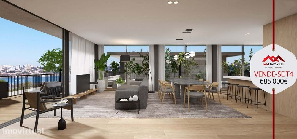 Apartamento T4 | Canidelo | Novo | Varanda | Garagem | Praia