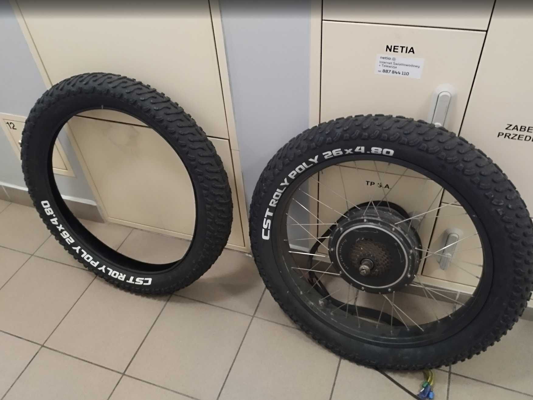 Silnik mxus 3k turbo fat bike 26" + Opony 26x4.8.
