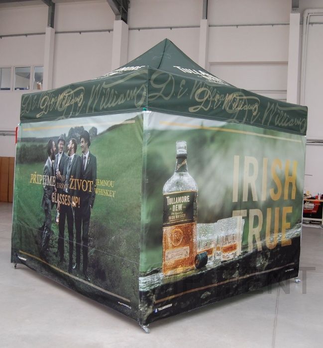 Namiot ekspresowy, reklamowy 3x4,5 z nadrukiem aluminiowy premium