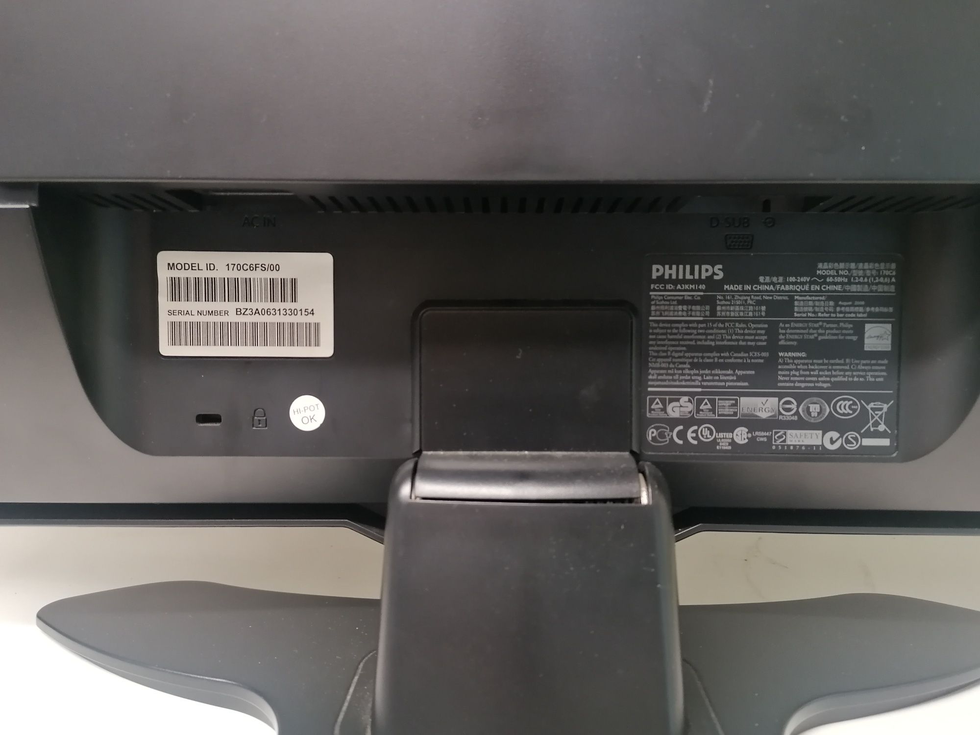 Monitor Tft Philips 170C