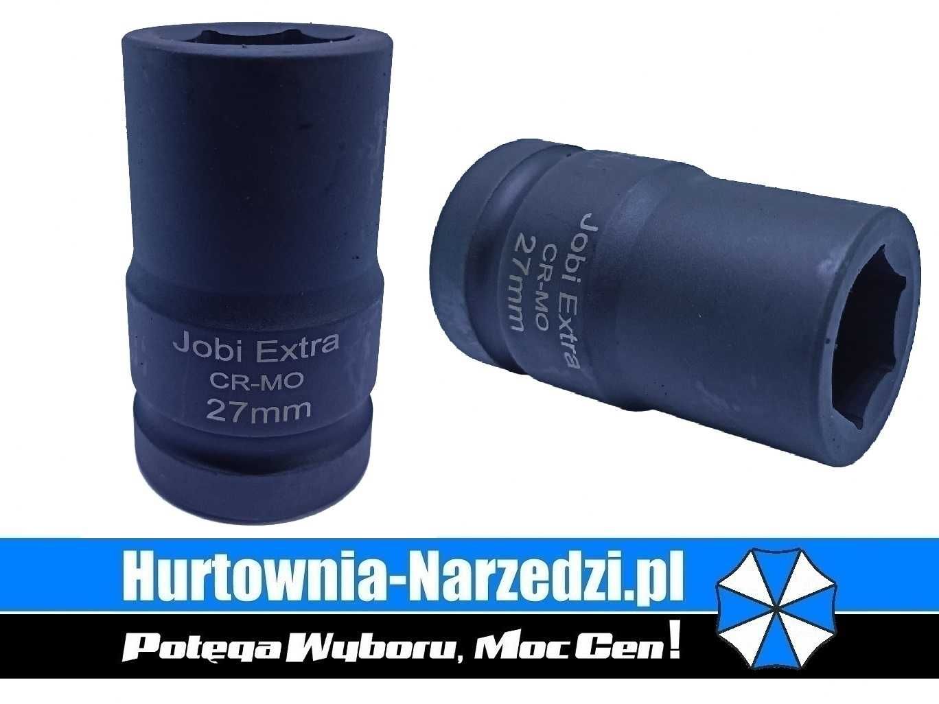 Nasadka Długa udarowa 27 mm 1" 6-kątna Cr-Mo JOBIextra X8027 27mm