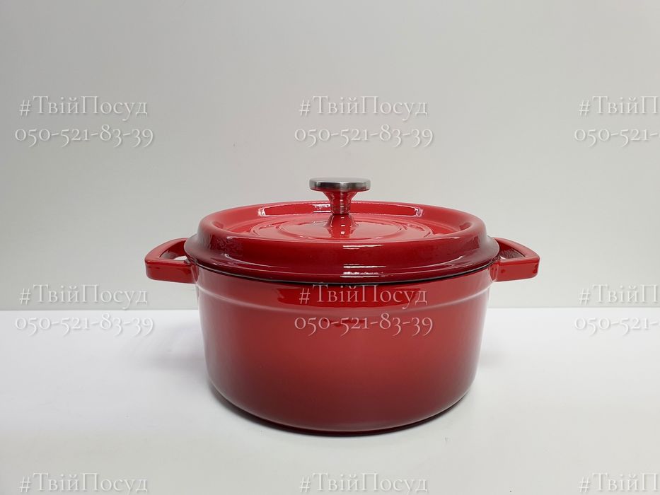 Чугунная кастрюля гусятница RINGEL Essen жаровня казан