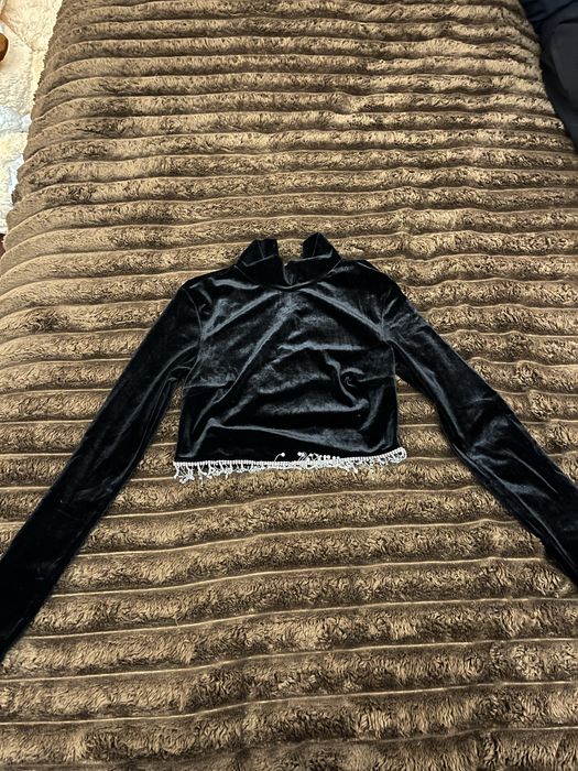 Топ-кофта велюрова