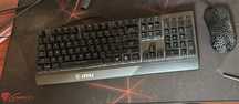 Klawiatura MSI mysz SPC podkladka Genesis