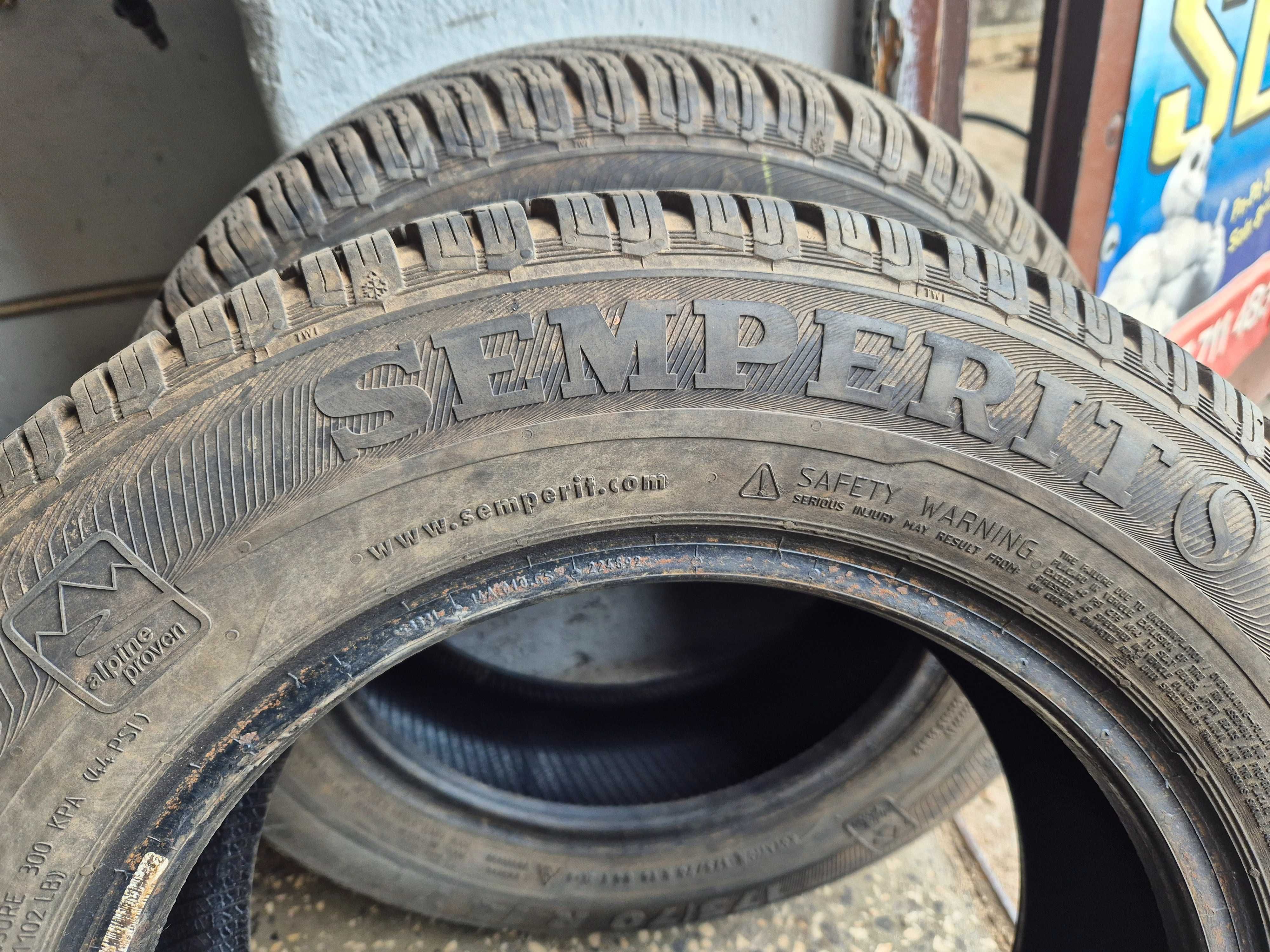 175/70r14 semperit opony zimowe uzywane 7mm