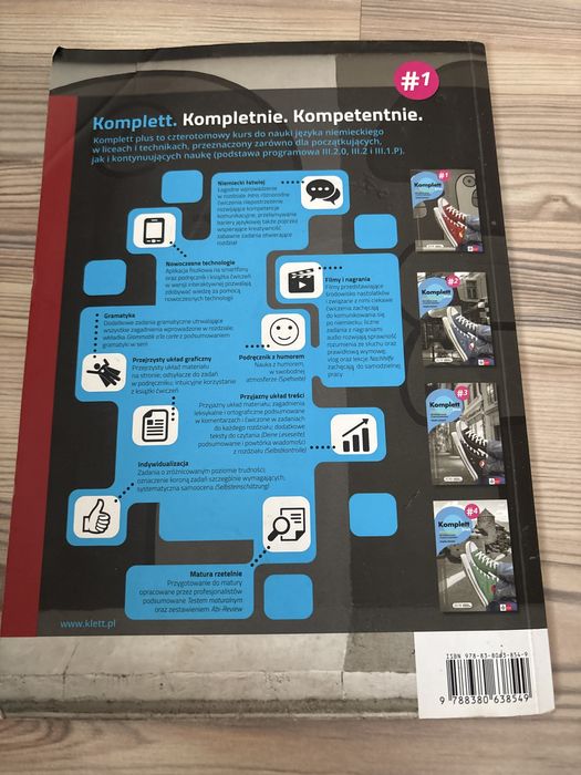 Komplett plus jezyk nimiecki klasa 1 książka ćwiczeń