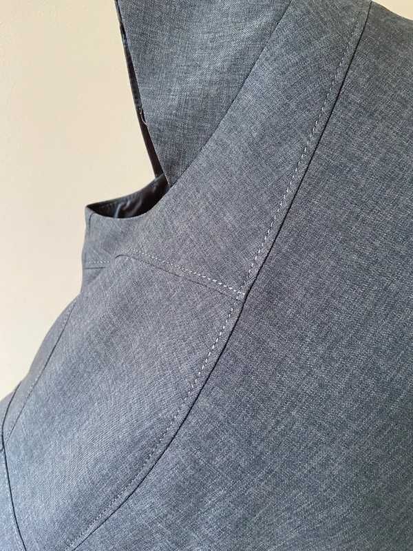 F&f szara prosta sukienka   basic biuro xxxl +size 44 46 praca