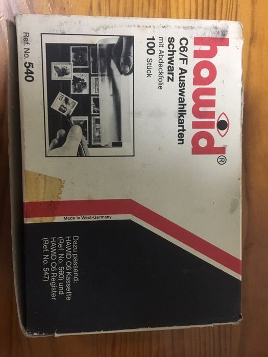 100 Folhas para guardar selos hawid ref. 540