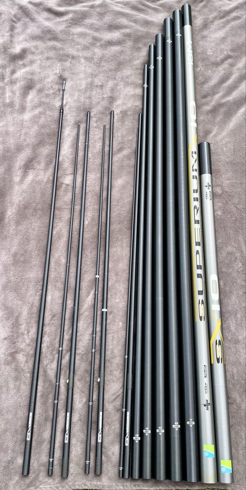 Tyczka Preston Superium SX10 13! PACK! Stan BDB! Komercja!