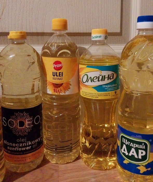 Подсолнечное масло Олія Дрожжи Сахар
