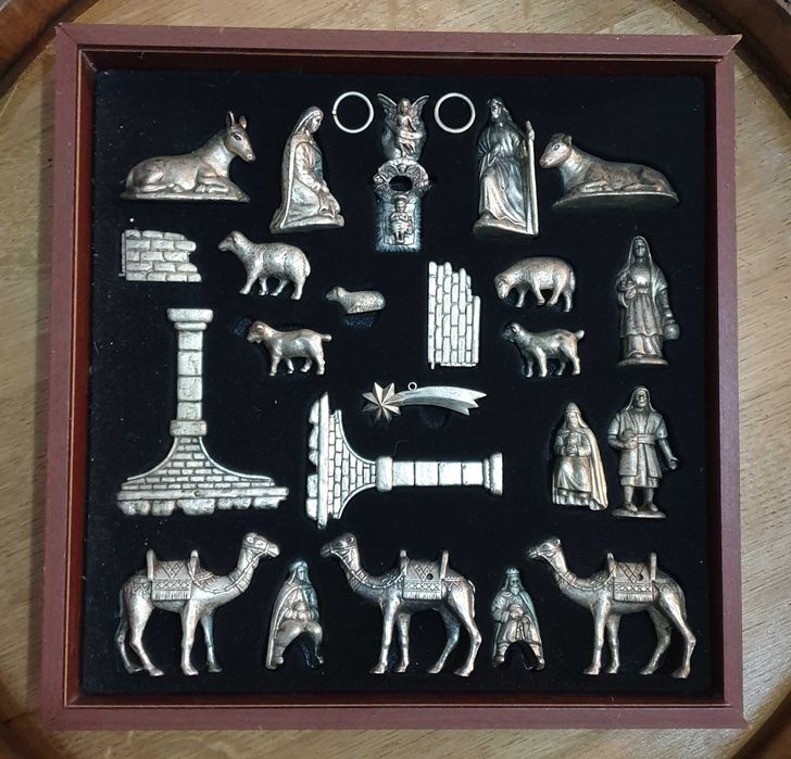 Presépio com banho de Prata