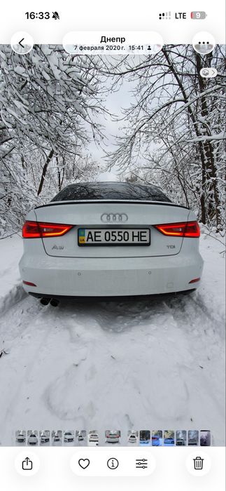 Продам Audi A3 8v 2.0 tdi официал,первый владелец