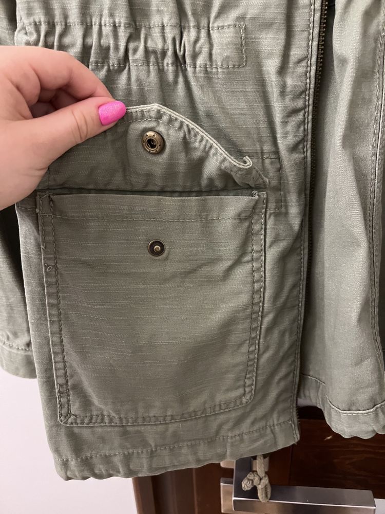 Khaki parka z H&M