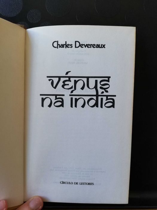 Vénus na Índia - Charles Deveraux