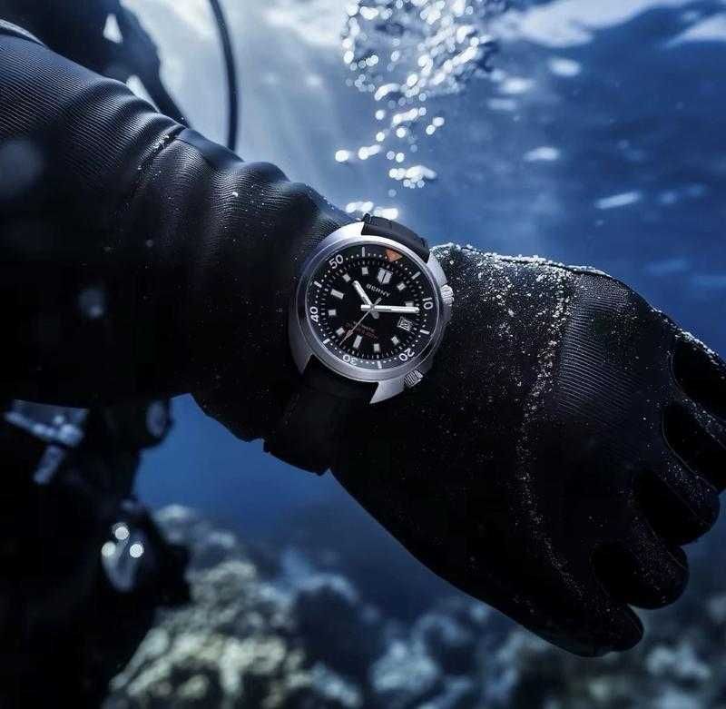 Годинник berny compressor diver am1970, дайвер seiko nh35