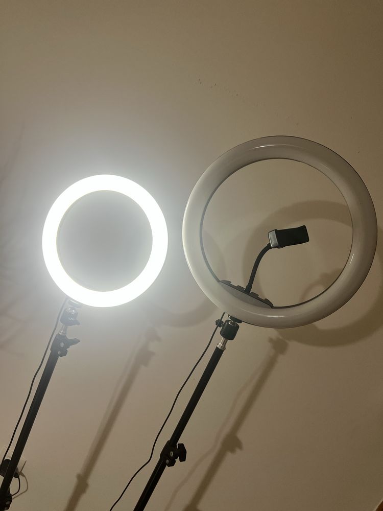 2 x Ring Ligth com tripé