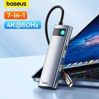 Хаб адаптер док-станция Baseus 7в1 Hdmi 60Hz USB 3.0