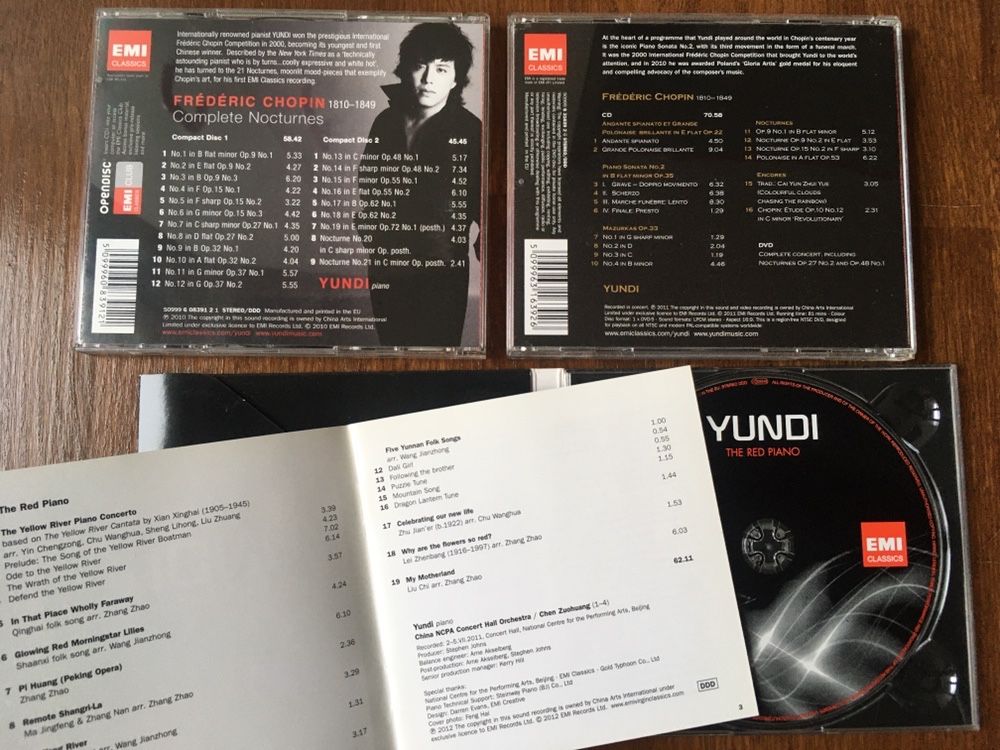 YUNDI LI - zestaw CD