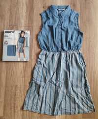 Nowe sukienki dla dziewczynek/bliźniaczek r 152/158