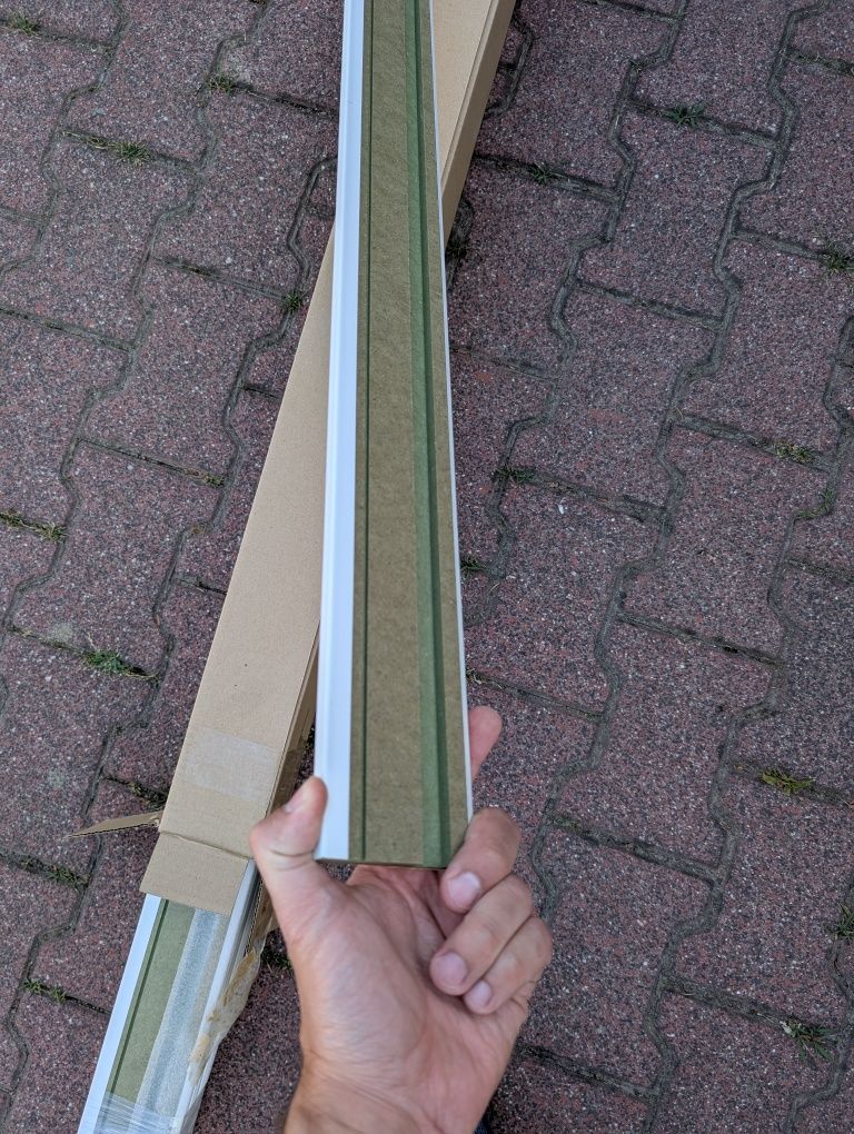 Listwy przypodłogowe Erkado mdf 14x80x2400 CPL Bialy