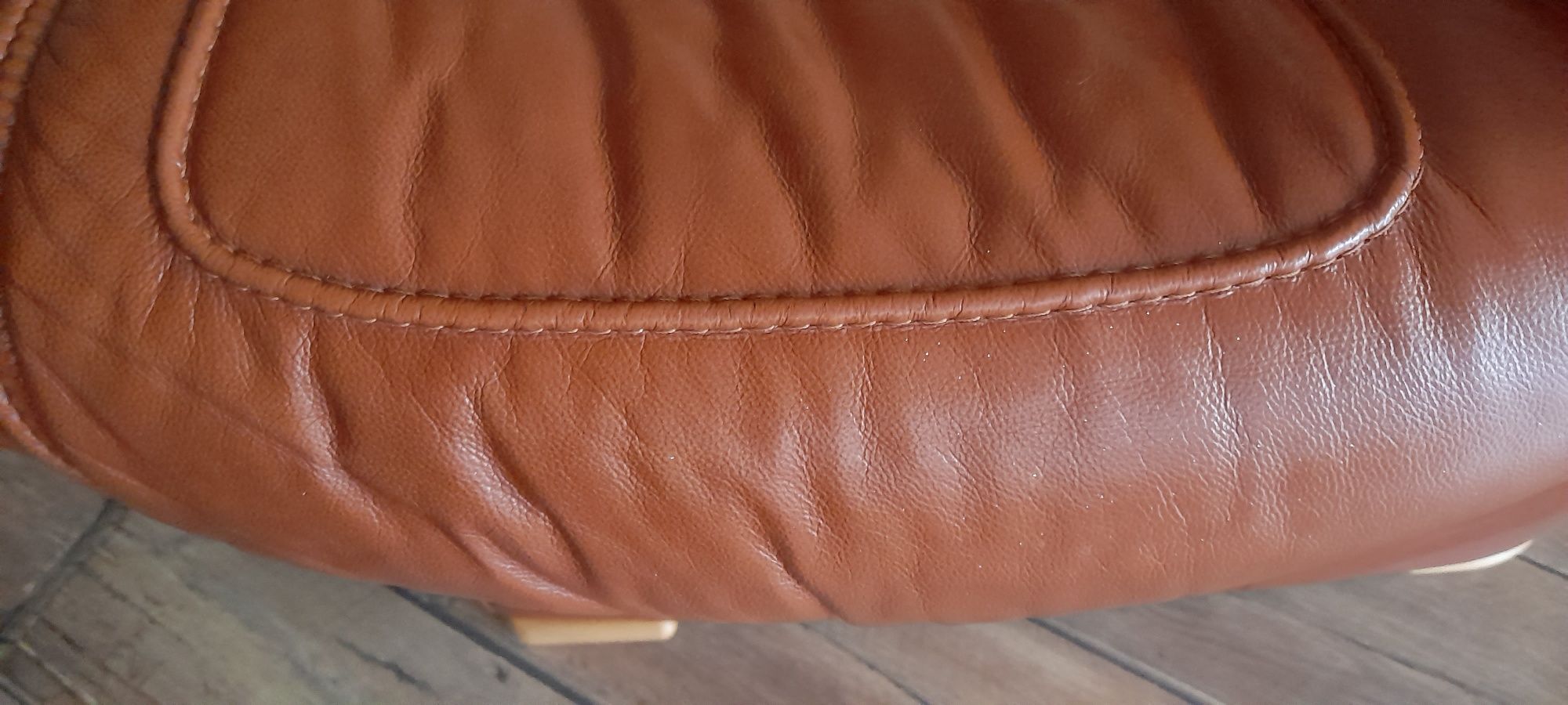 Elegancki wygodny skóra naturalna 3+1+1 wypoczynkowy sofa i fotele