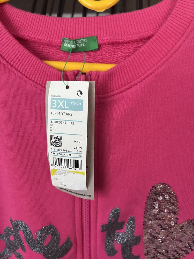 ** BENETTON ** cudo bluza _158/164 - nowa z metką - sklep 135 zł