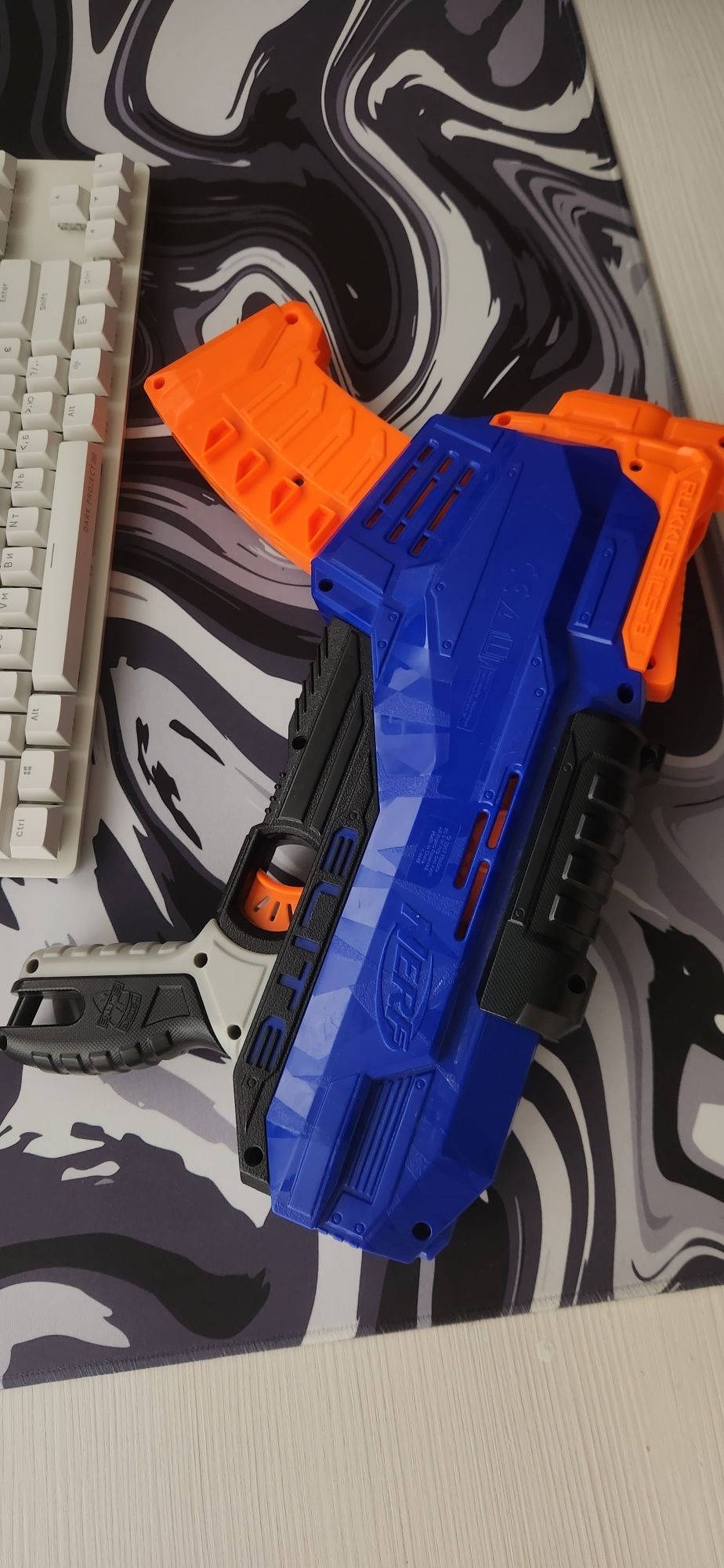 Бластер nerf elite rukkus ics-8