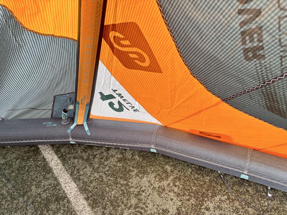 Zestaw kitesurfing Eleveight RS v6 10m 12m z barem 2023 stan bdb