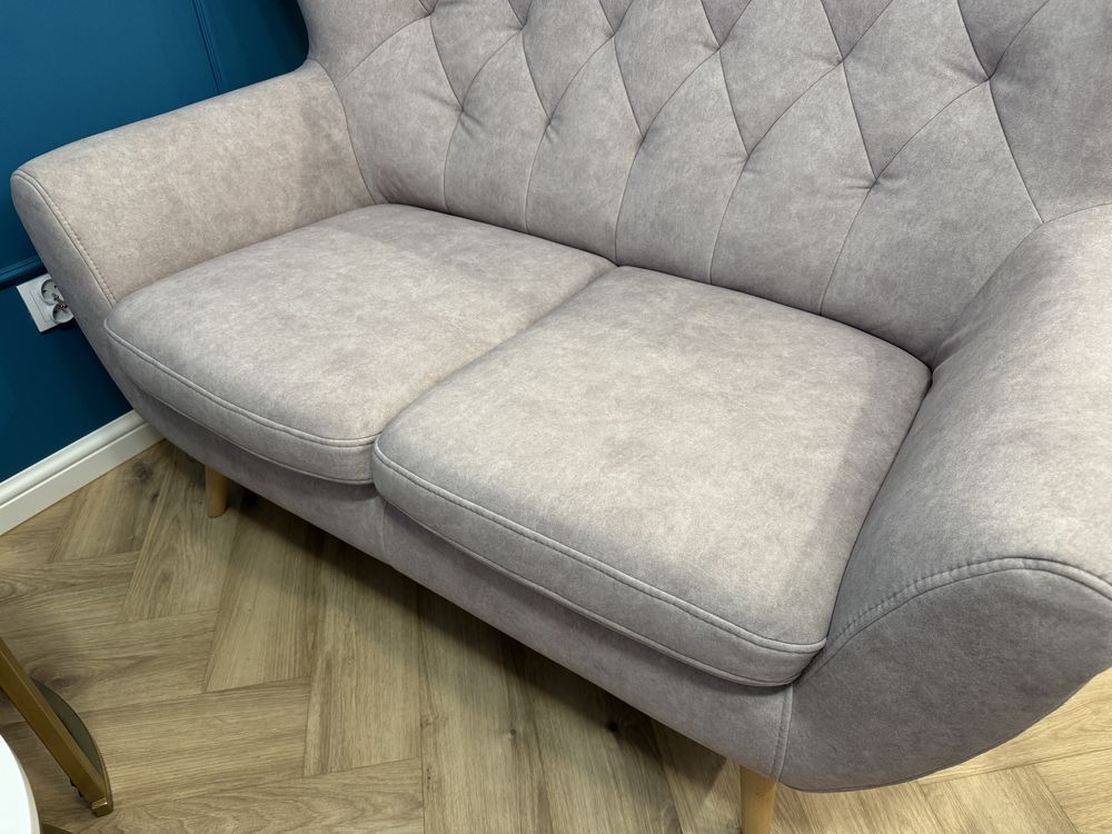Sofa + fotel Voss stan idealny, odporna łatwoczyszcząca tkanina Zoya