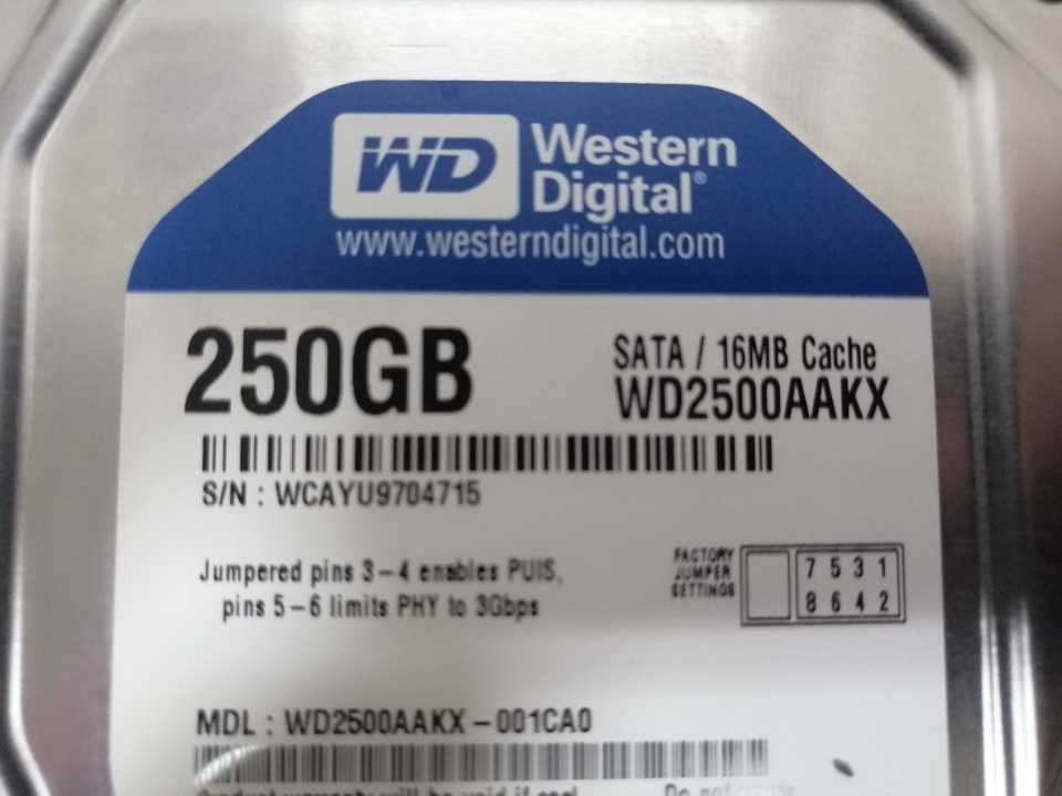 Western Digital Blue 250GB SATA HDD