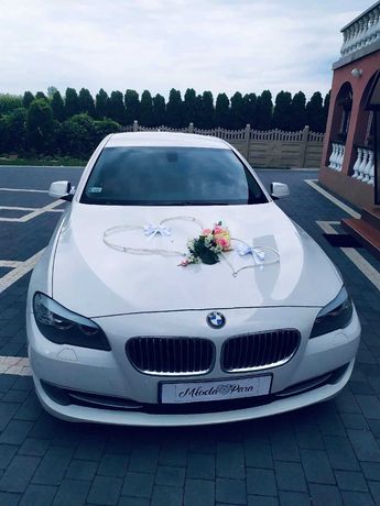 Auto do ślubu - BMW 5 F10 Przepiękne Białe WOLNE TERMINY 2022