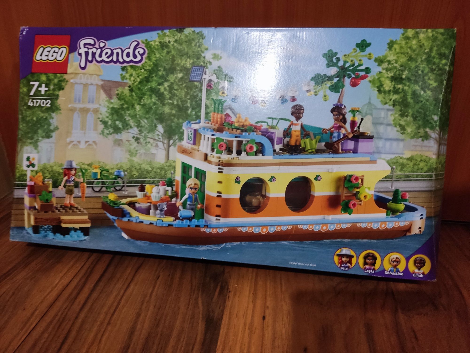 Klocki LEGO friends - łódź mieszkalna na kanale - boat - nowe, prezent