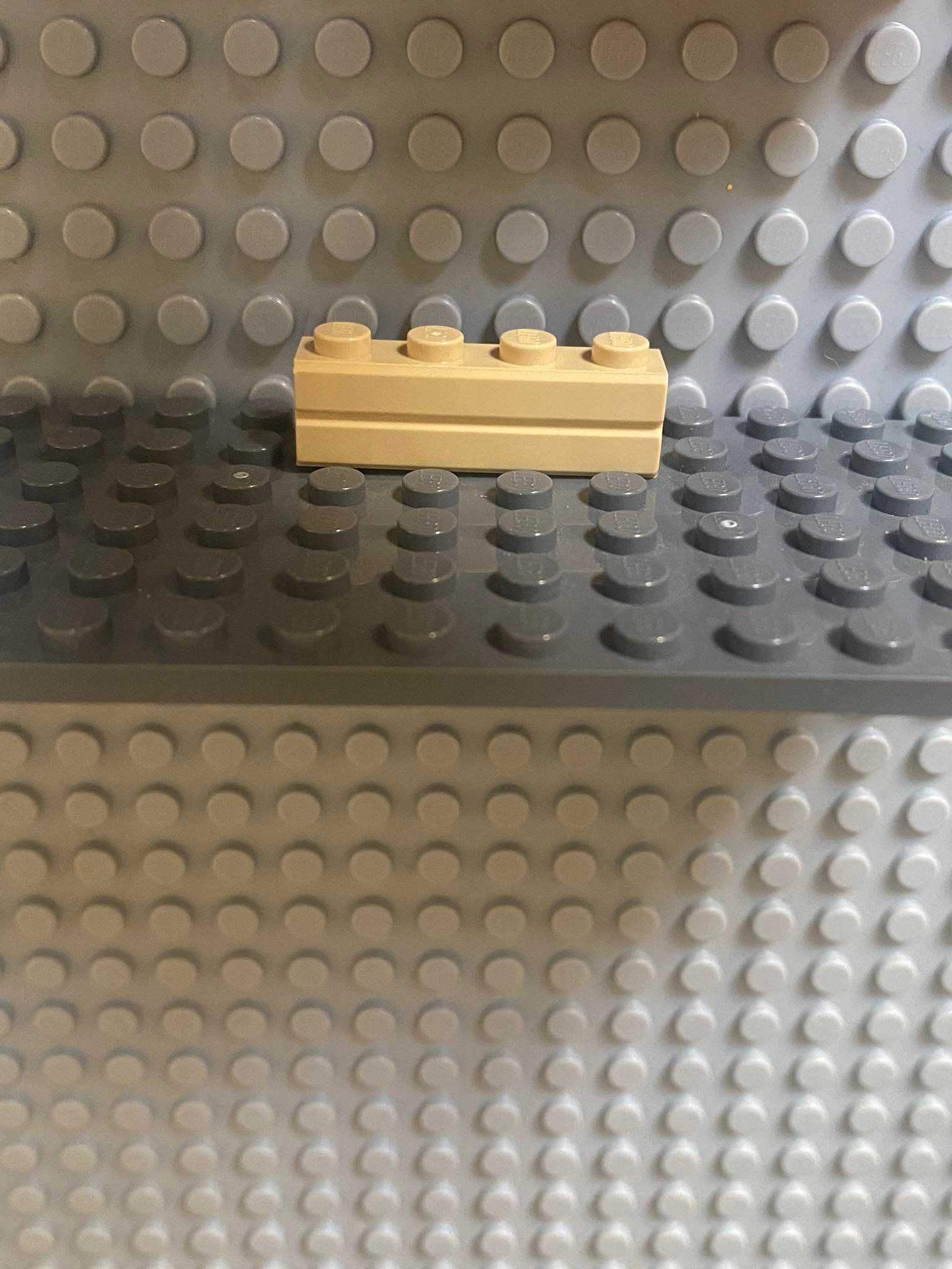 LEGO Modified 1 x 4 with Masonry Profile, 15533, Tan, Piaskowy