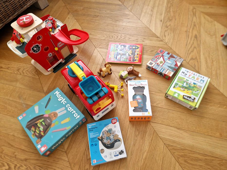 Zestaw drogich zabawek + hulajnoga Micro Mini Mikolajki