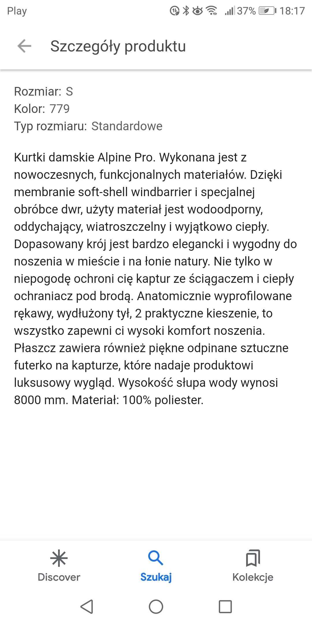 Płaszcz softshell Alpin pro