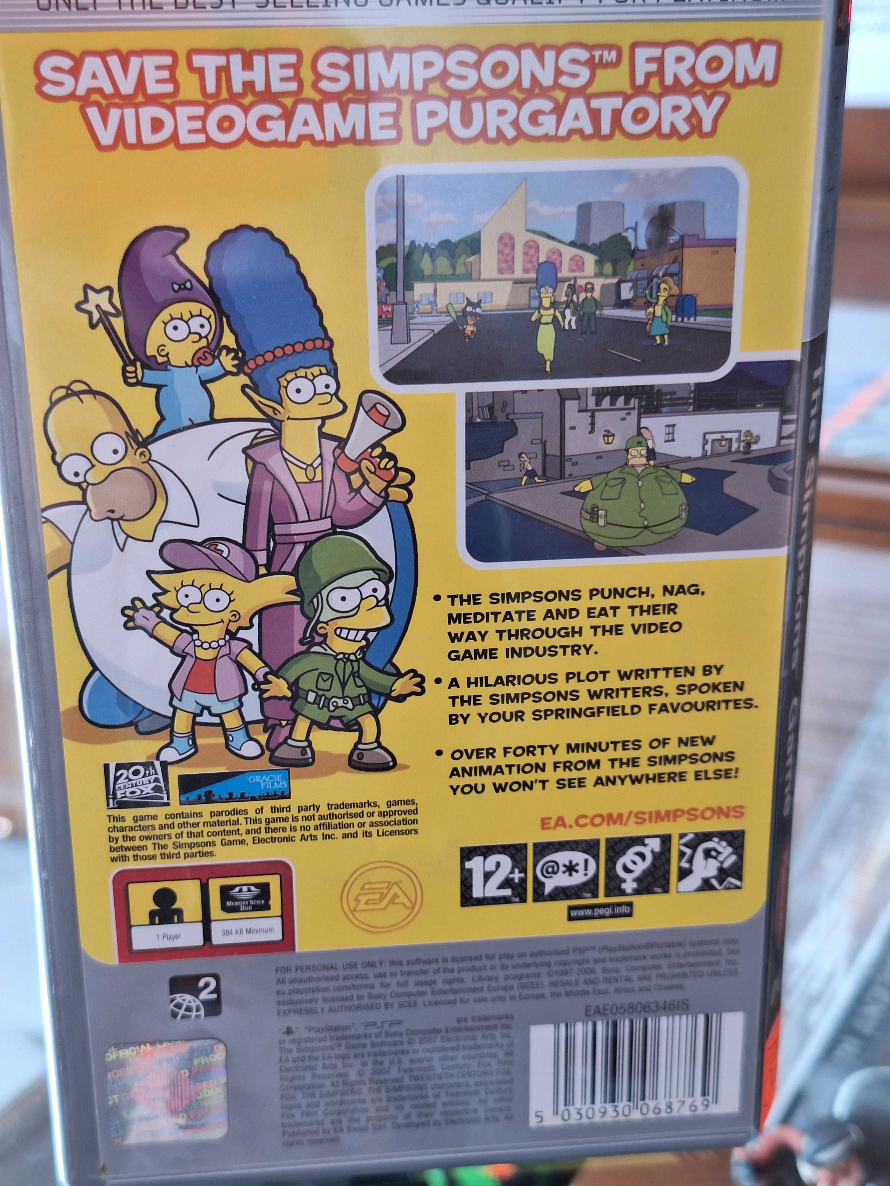 The Simpsons Game PSP, BDB, Sklep, Wysyłka, Wymiana Centrum Grania