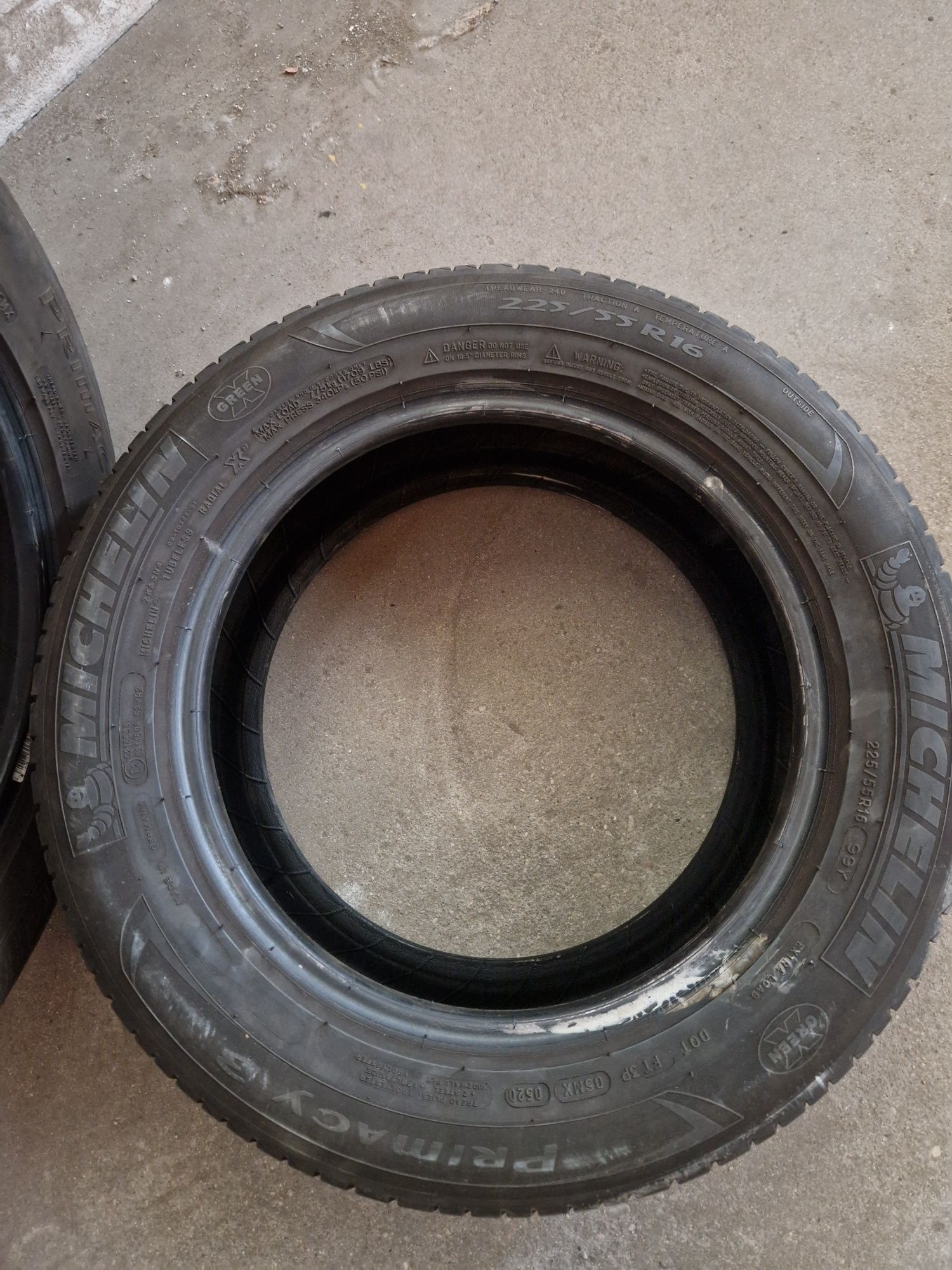 Opony letnie 225/55/16 michellin