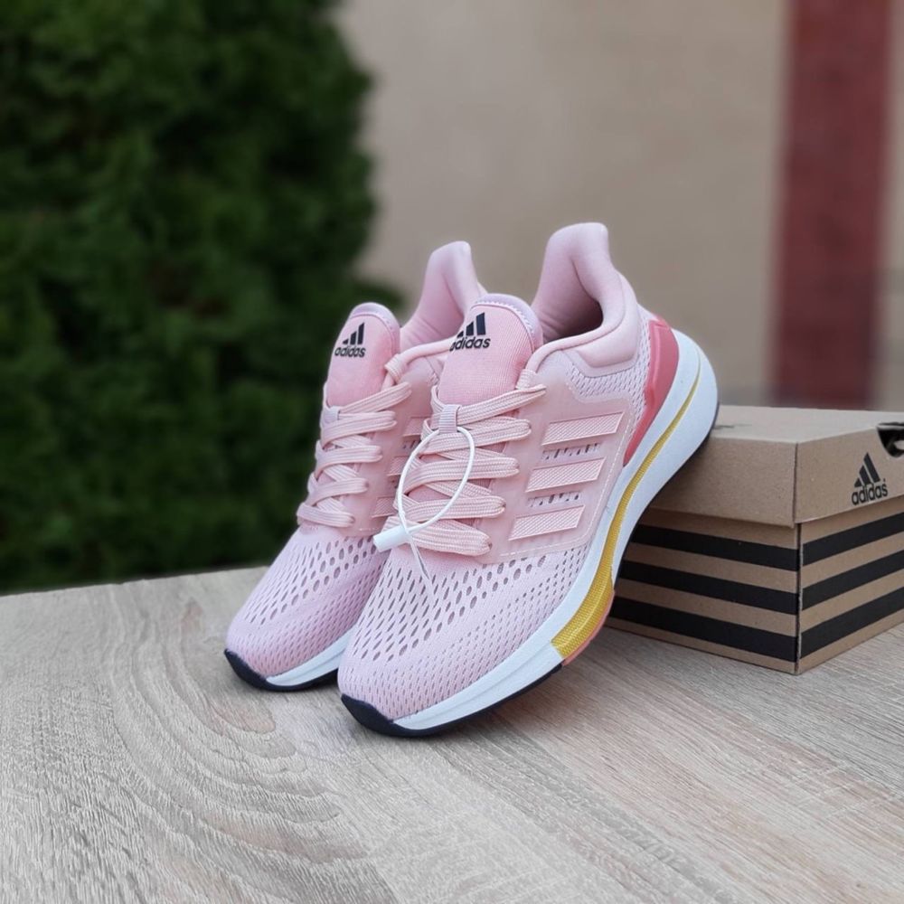 БЕЗ ПЕРЕДОПЛАТИ‼️Спортивні жіночі кросівки Adidas EQ 21 RUN рожеві