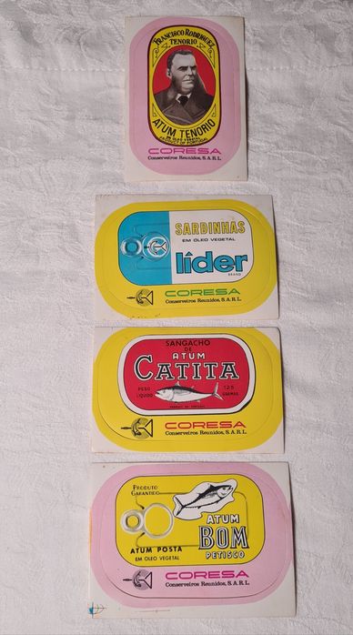 Autocolantes de marcas portuguesas e estrangeiras. Decada de 70/80/90.