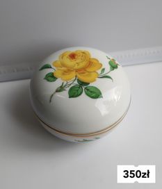 Puzderko/szkatułka ceramika Miśnia, Niemcy