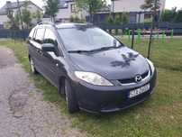Mazda 5 z LPG, 2005, 7 osób.