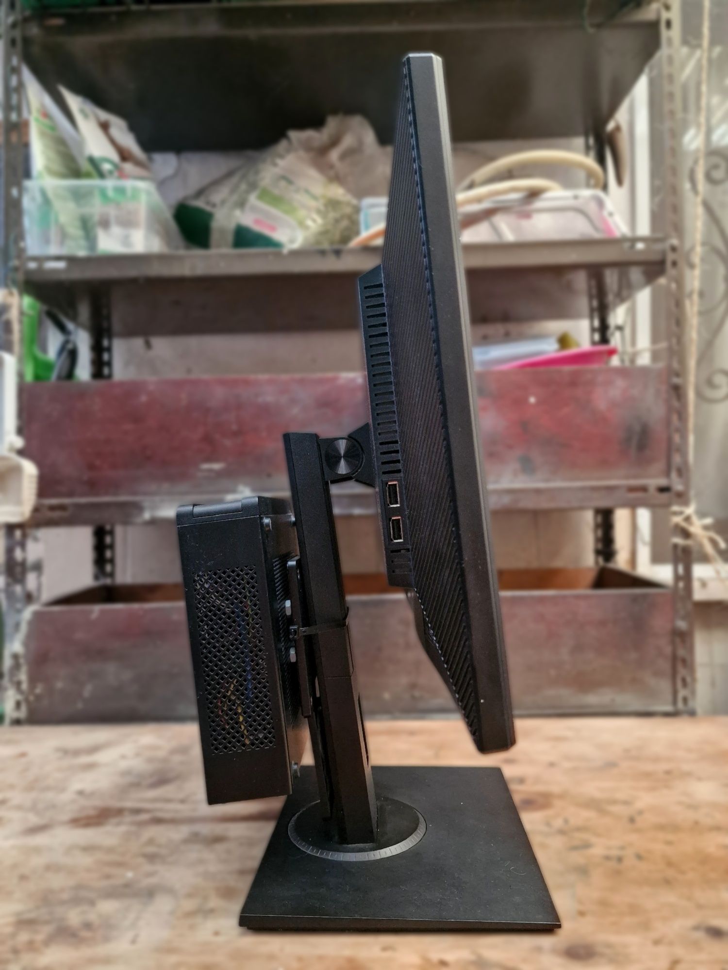 Mini PC Fanless + Monitor ASUS BE239QLB IPS 23" | Windows 11 Pro 24H2