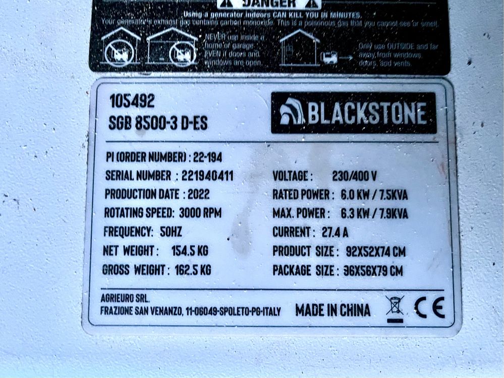 Agregat Black stone