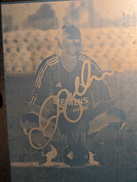 Telas serigrafia David Beckham