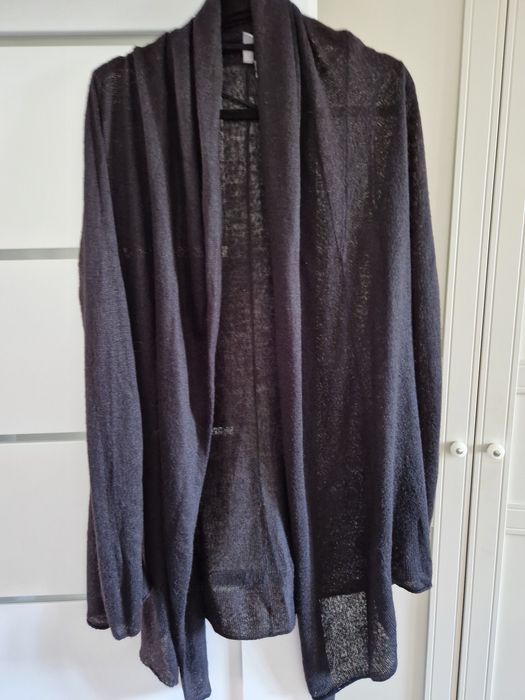 Dlugi i cienki kardigan od H&M na lato w rozmiarze M
